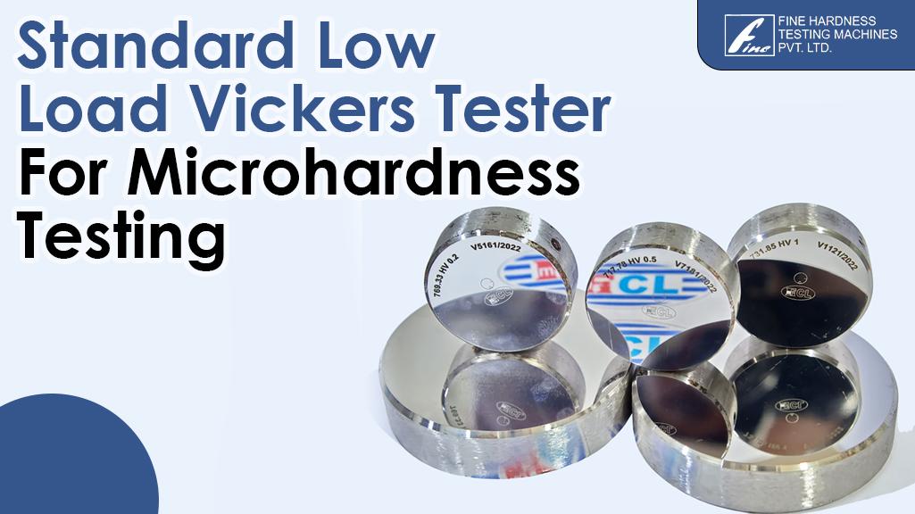 Low Load Vickers Tester