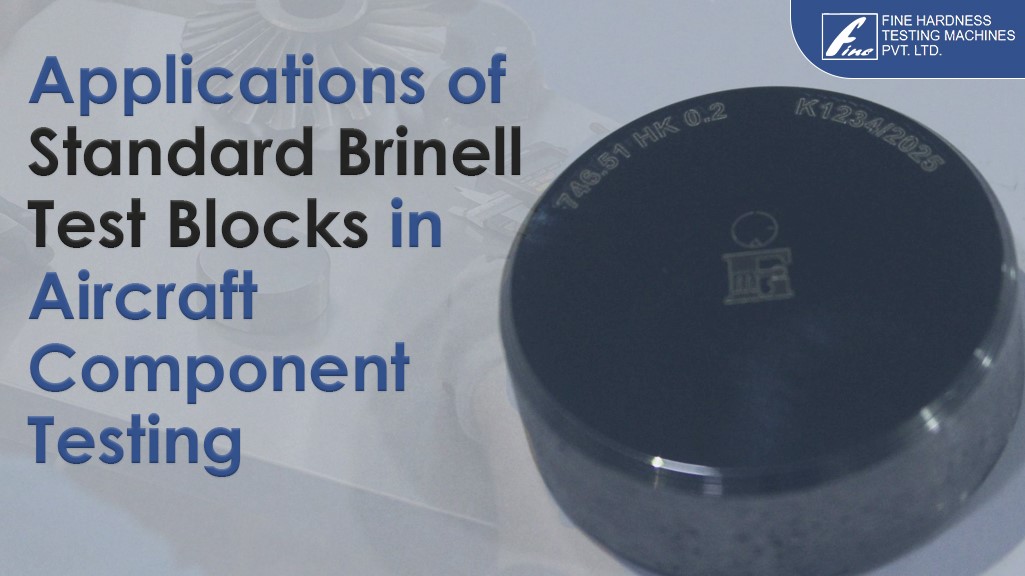 Standard Brinell Test Blocks in Aircraft Component Testing
